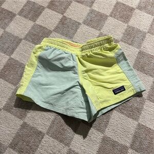 Patagonia color block shorts size small